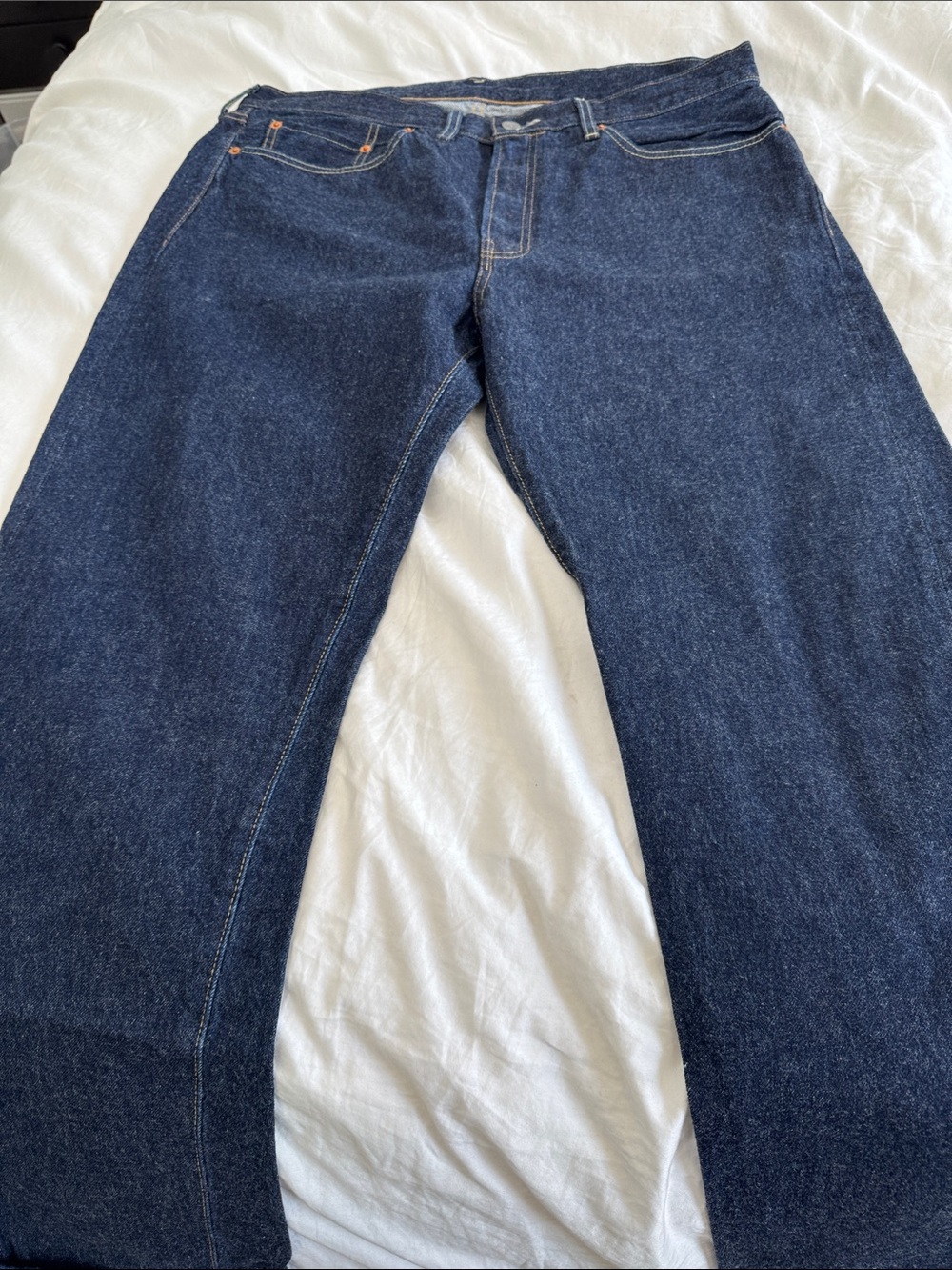 Levi’s 501Z XX Men's Dark Blue Casual Straight-Leg Jeans,Rare 36 X32 Mint